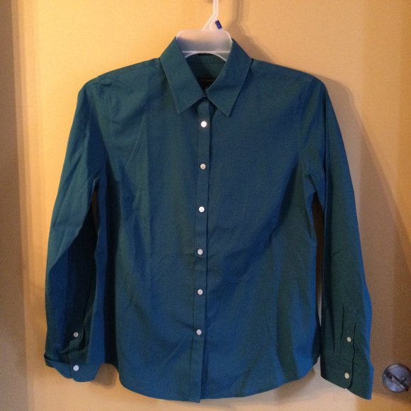 Talbots Women's Button Down Blouse - Picture 3 of 4